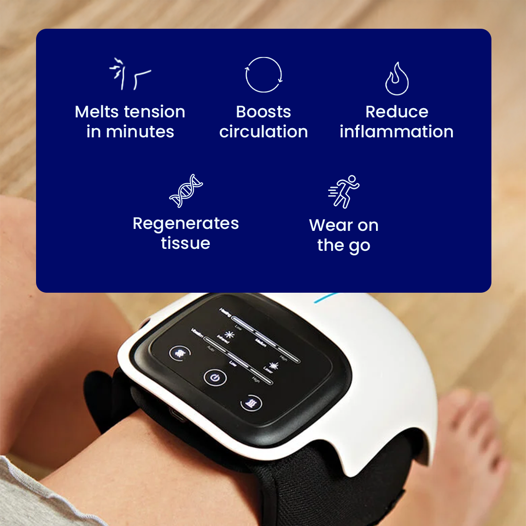 The Render™ 3-in-1 Cordless Heated Knee Massager