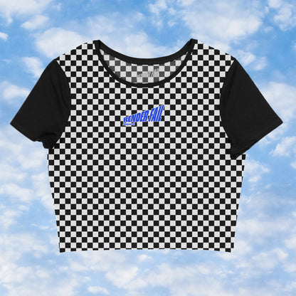 "SEX WITH YOU SUCKS" Checkered Baby Tee