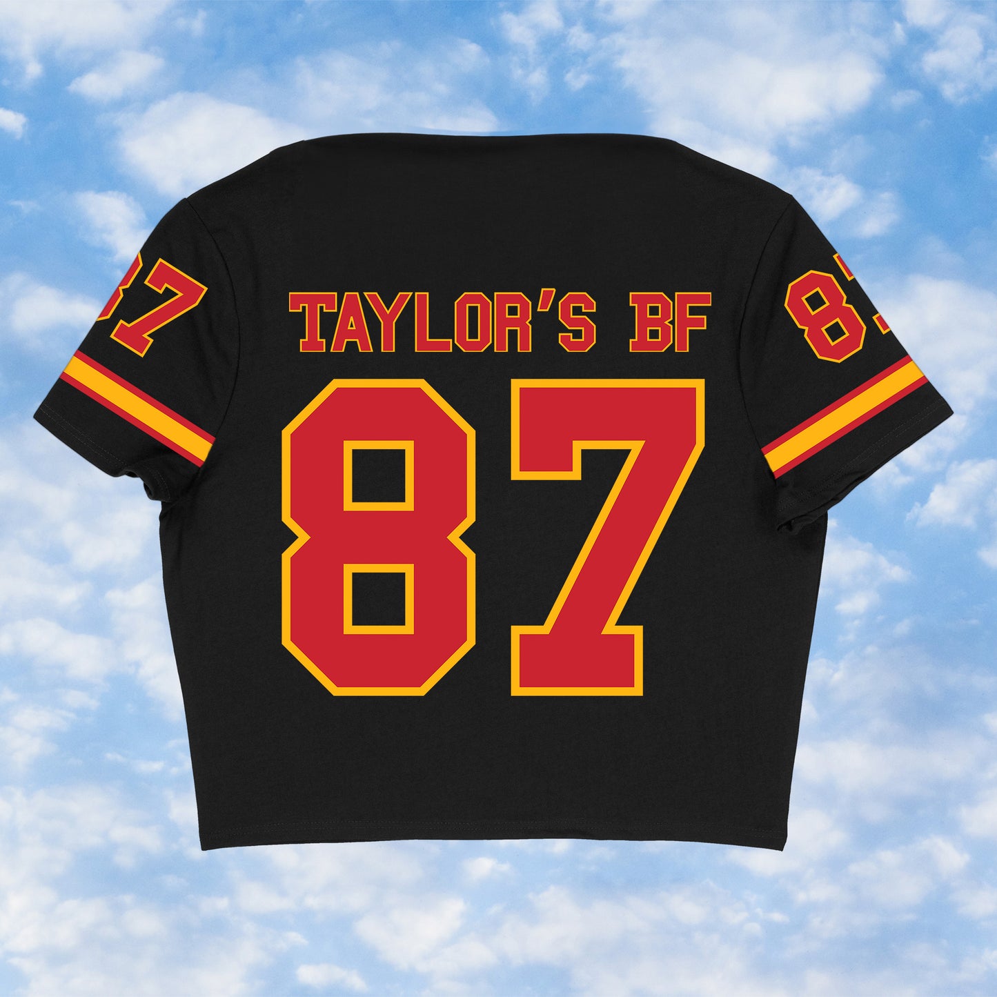 Taylor Swift x Travis Kelce Chiefs Football Jersey Baby Tee