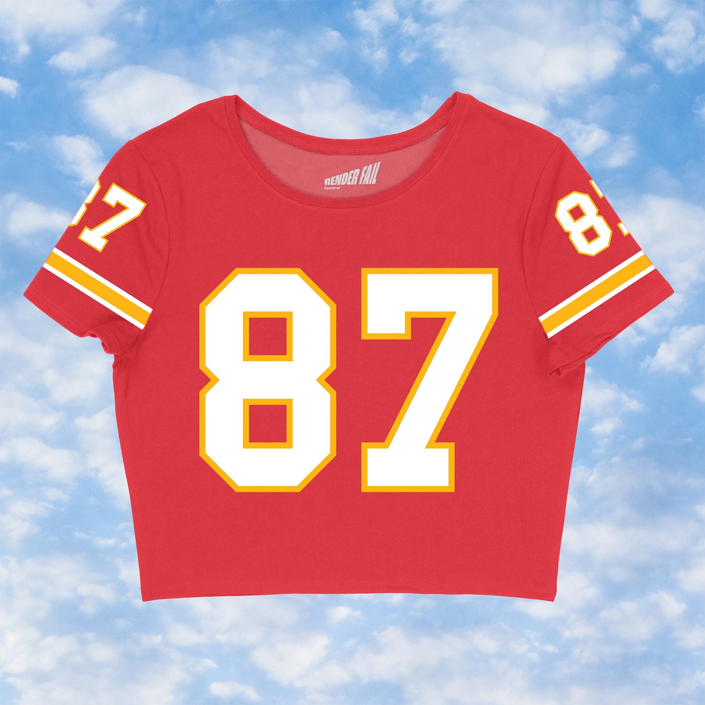 Taylor Swift x Travis Kelce Chiefs Football Jersey  Baby Tee