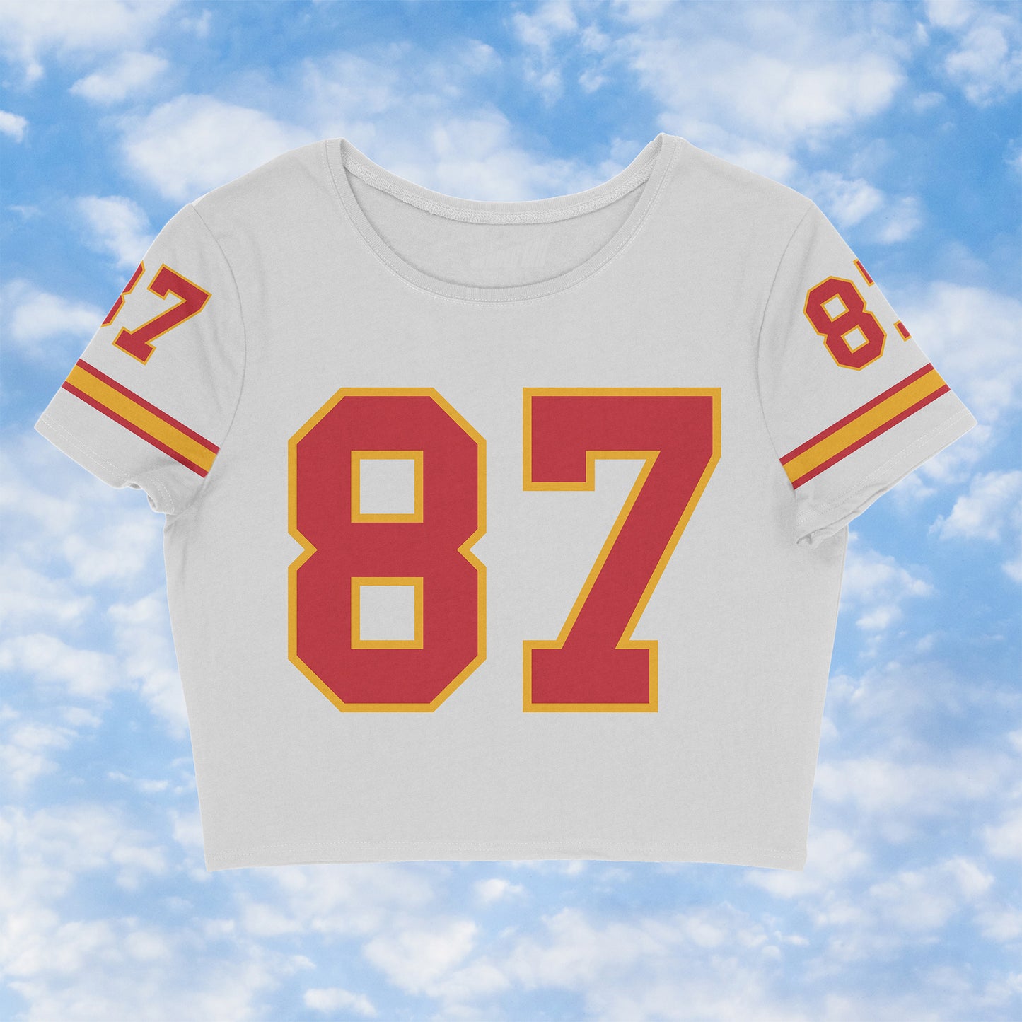 Taylor Swift x Travis Kelce Chiefs Football Jersey  Baby Tee