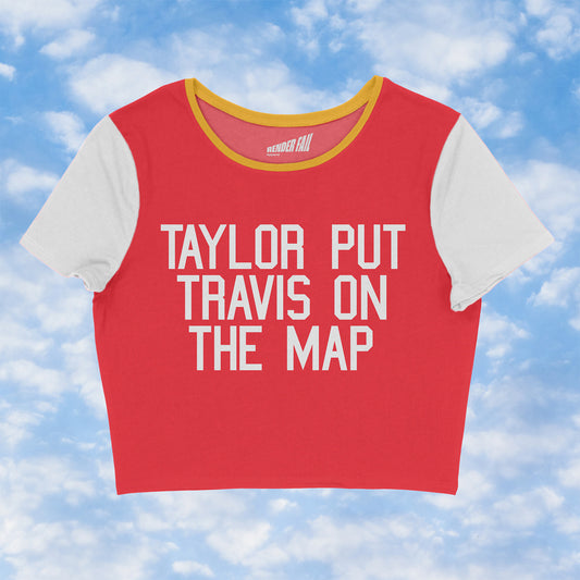 Taylor Swift x Travis Kelce Chiefs Baby Tee